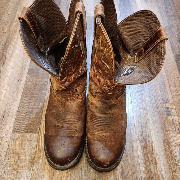 Justin Men's Waterproof Work Boots Size 11EE - Picture 5 of 9